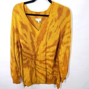 Wonderly Women's Size XL Pullover Long Sleeve‎ Sweater Brown/Burnt Orange Top